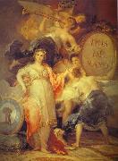 Francisco Jose de Goya Allegory of the City of Madrid. Spain oil painting artist